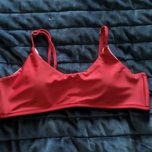 SHEIN red bikini top